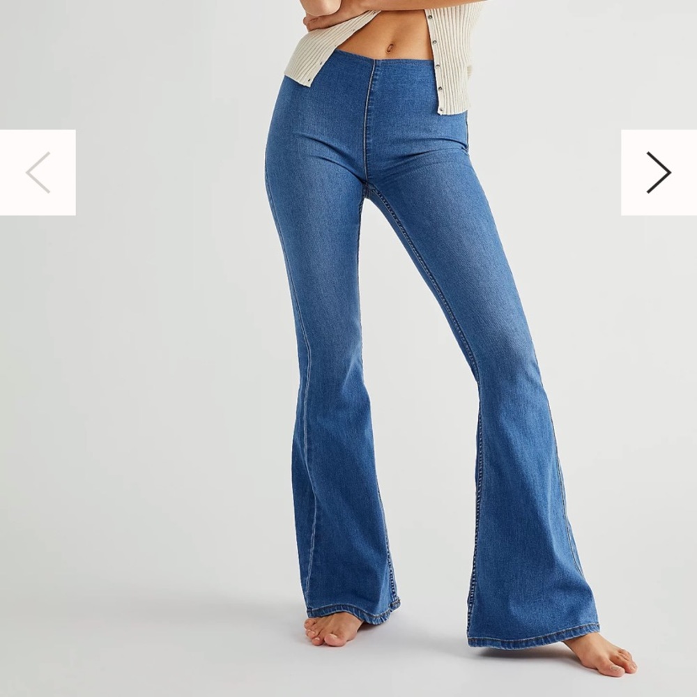 free people penny pull on jeans